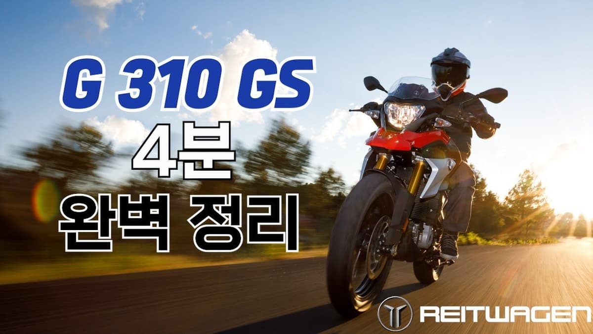 입문용 멀티퍼포즈 바이크를 찾는다면??  l G 310 GS