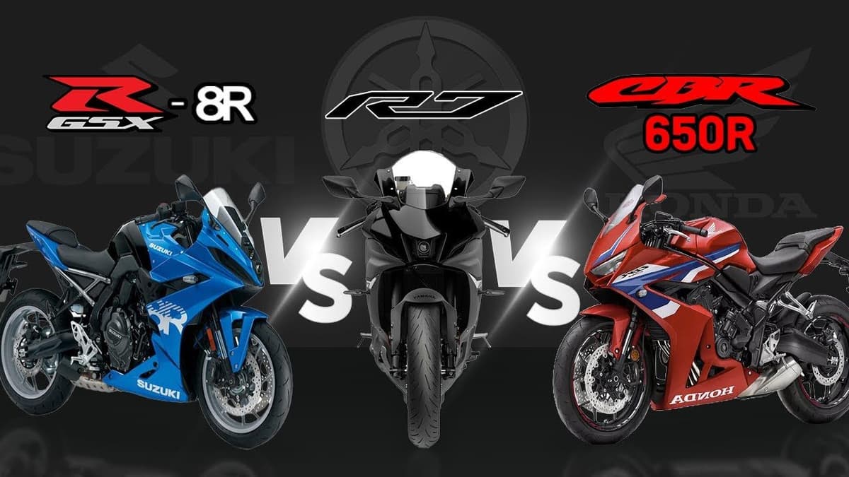 스즈키8R vs 야마하 R7 vs 혼다 CBR650R
