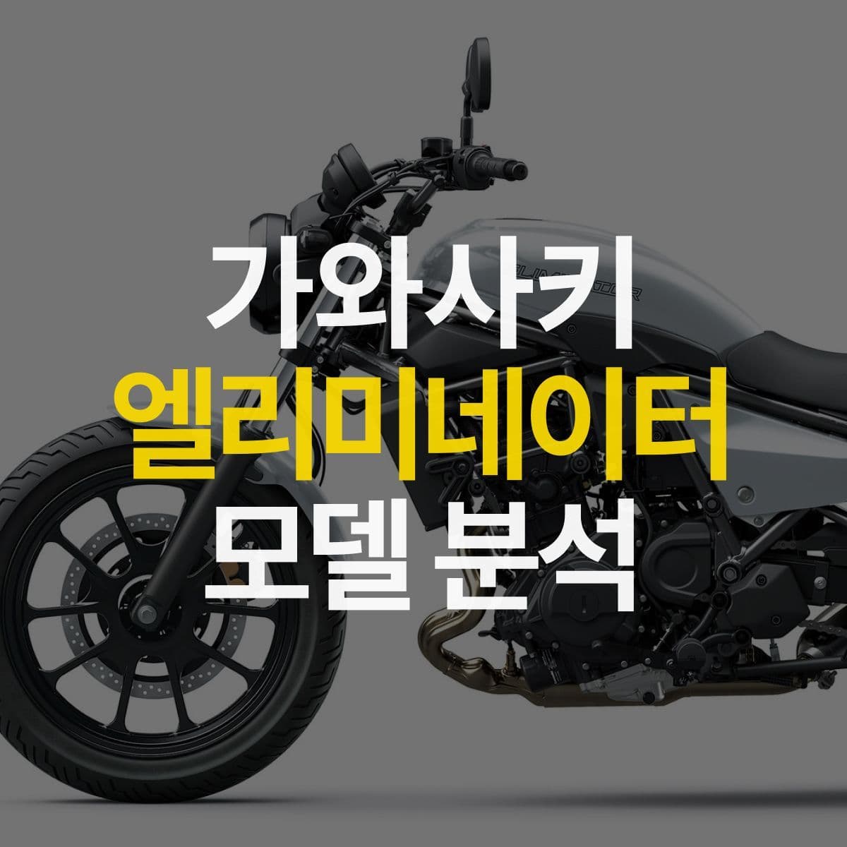 16년만에 새롭게 돌아온 스포츠 크루저 2024년 가와사키 엘리미네이터