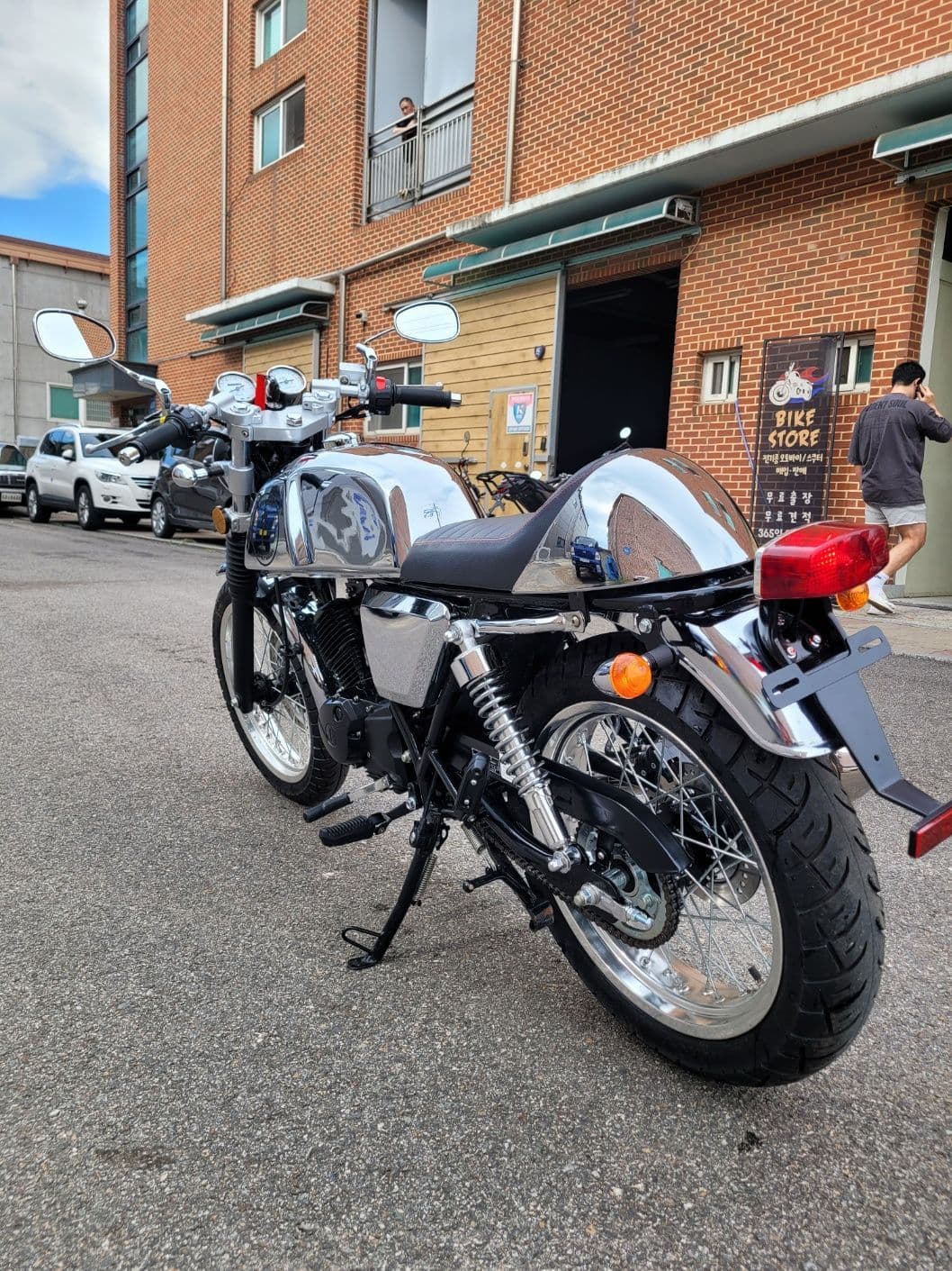 AJS 캐드웰 125 크롬 5