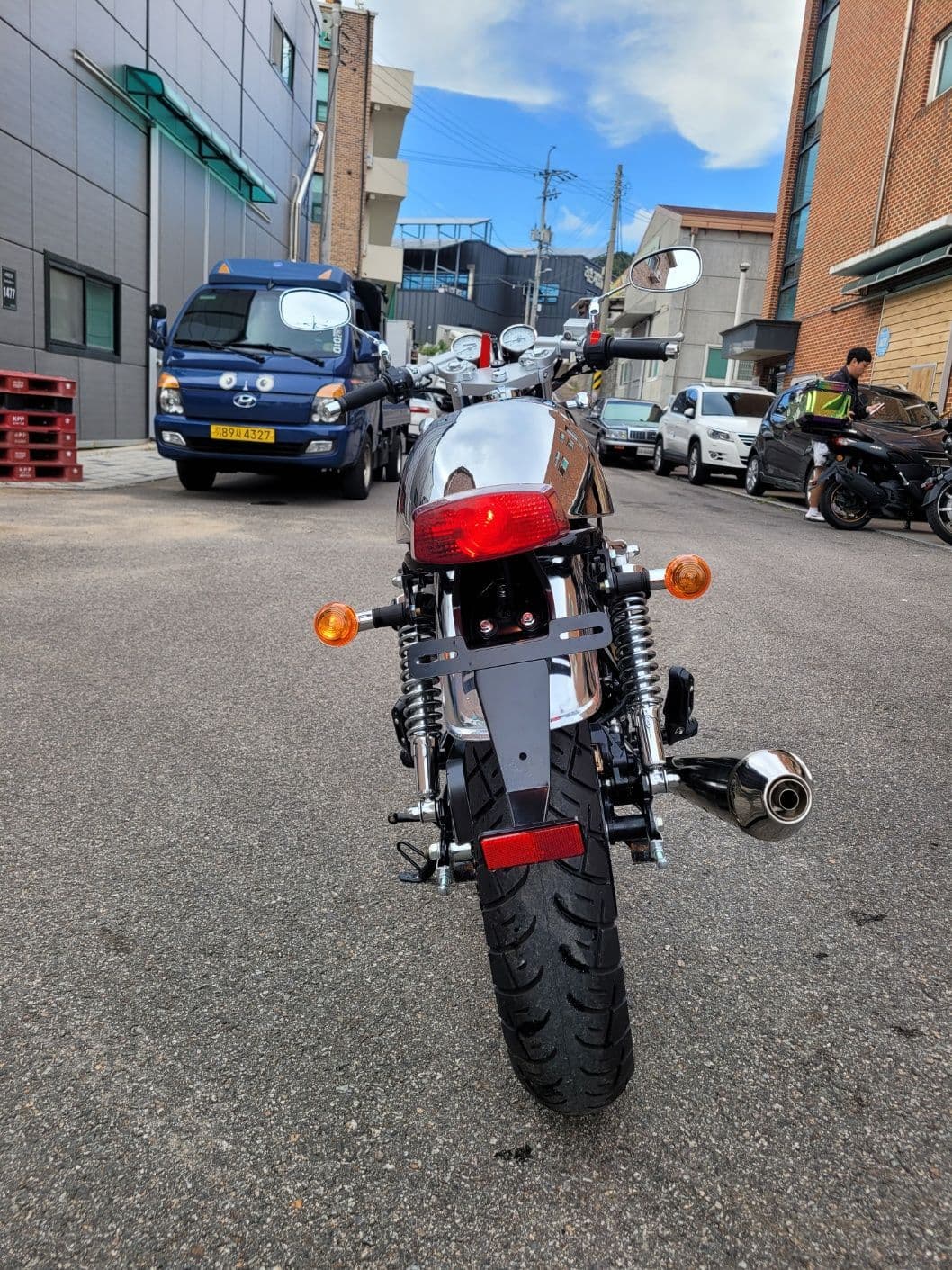 AJS 캐드웰 125 크롬 more