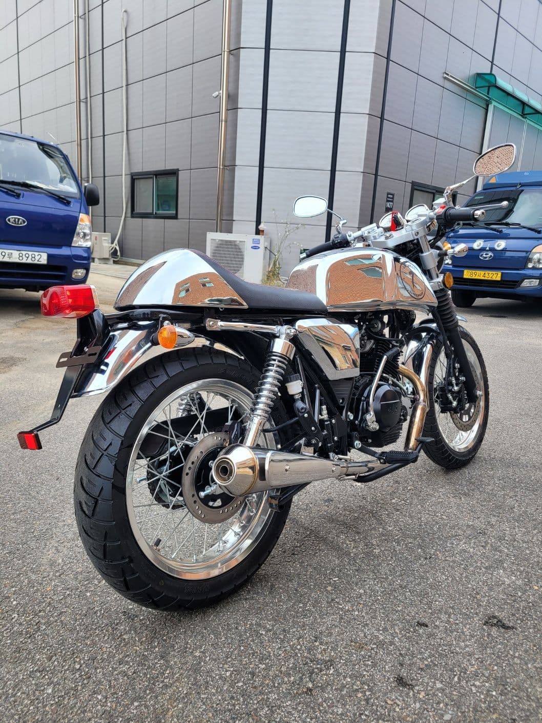 AJS 캐드웰 125 크롬 7